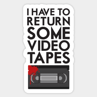 Video Tapes Sticker